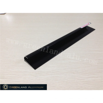 Alumínio Radius Tile Trim em preto Anodizado Cor